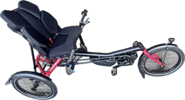 Hasebikes Trigo E mit Vario Sitz Comfort