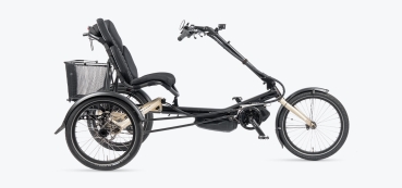 Hase Bikes Trigo UP E Elfenbein-Schwarz Dreirad TOPSELLER
