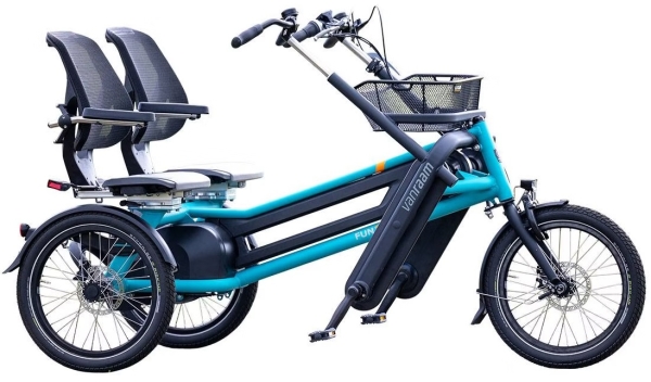 vanRaam Fun2Go 846Wh Parallel Tandem Türkisblau