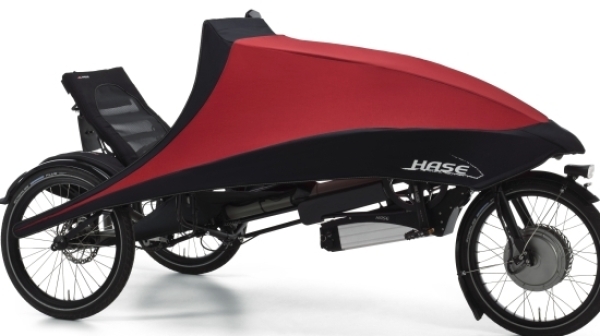 Hase Bikes Klimax Faltverdeck rot für Hase Trikes