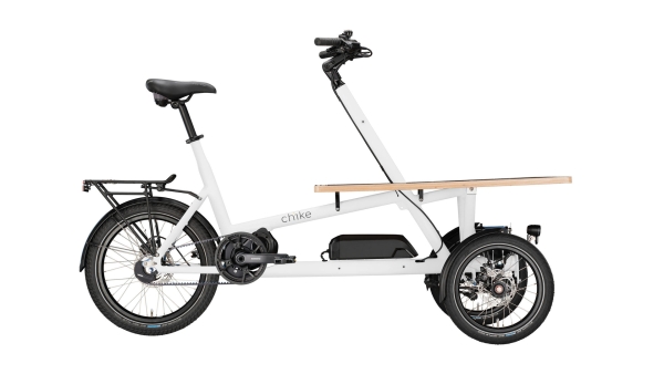 Chike Elektrorad E-Cargo kristallweiß