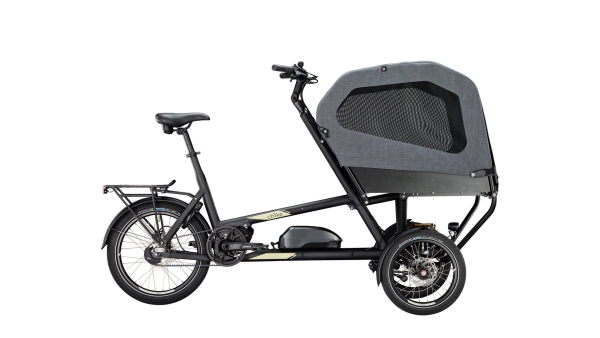 Chike Elektro-Cargorad e-Dog schwarz/sand matt