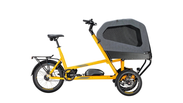 Chike Elektro-Cargorad e-Dog melonengelb